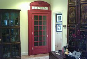 Custom Interior Door - Telephone Booth